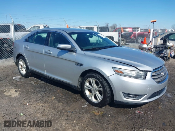 2013 Ford Taurus SEL with VIN 1FAHP2E8XDG164903, listed as a IAAI auction lot 41580690 with 163,128 mi miles and . Bid and sale history available at carsss.com. Image 1.