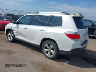 2012 Toyota Highlander Limited with VIN 5TDDK3EH9CS105634, listed as a IAAI auction lot 40194096 with 165,248 mi miles. Bid and sale history available at carsss.com. Image 3.