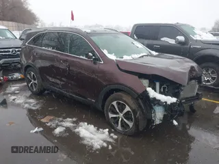 2016 Kia Sorento EX with VIN 5XYPHDA51GG061449, listed as a IAAI auction lot 41624702 with 1 mi miles. Bid and sale history available at carsss.com. Image 1.