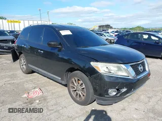 2013 Nissan Pathfinder Platinum z VIN 5N1AR2MM6DC633296, wystawiony jako IAAI lot #42295136 z przebiegiem 140 149 mil mil oraz . Historia ofert i sprzedaży dostępna na DreamBid. Obrazek 1.