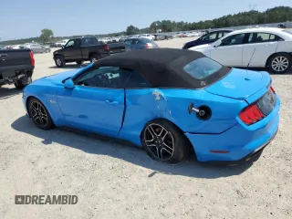 2022 Ford Mustang GT Premium with VIN 1FATP8FF8N5107462, listed as a Copart auction lot 60014115 with 58,878 mi miles and Salvage title. Bid and sale history available at DreamBid. Image 2.