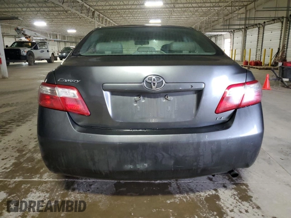 2007 Toyota Camry CE with VIN JTNBE46K373070140, listed as a Copart auction lot 55178015 with 255,031 mi miles and Clean Title. Bid and sale history available at DreamBid. Image 6.