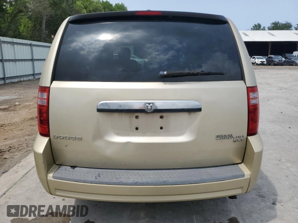 2010 Dodge Grand Caravan with VIN 2D4RN5D12AR197403, listed as a Copart auction lot 54356515 with 105,318 mi miles and Salvage Title. Bid and sale history available at DreamBid. Image 6.