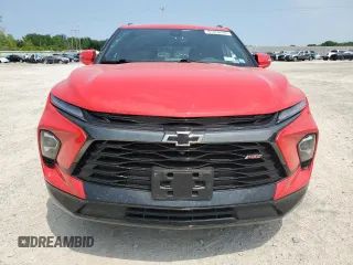 2023 Chevrolet Blazer RS with VIN 3GNKBKRS2PS220172, listed as a Copart auction lot 61058595 with 22,607 mi miles and Salvage title. Bid and sale history available at DreamBid. Image 5.