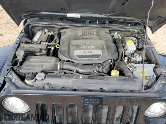 2018 Jeep Wrangler JK Unlimited Sahara with VIN 1C4BJWEG6JL850133, listed as a Copart auction lot 73607534 with 172,299 mi miles and Salvage Title. Bid and sale history available at carsss.com. Image 11.