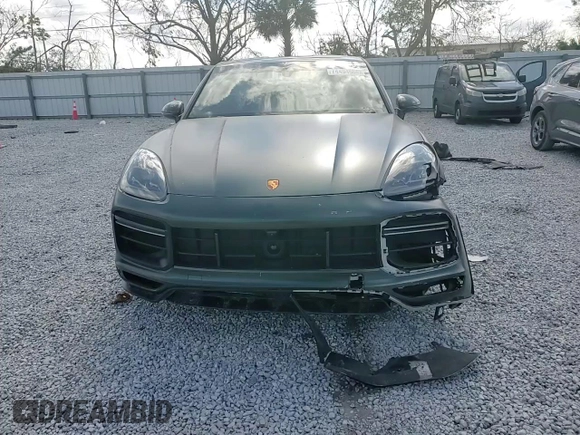 2022 Porsche Cayenne Turbo GT with VIN WP1BK2AY5NDA60549, listed as a Copart auction lot 74494584 with Not provided miles and Salvage title. Bid and sale history available at DreamBid. Image 12.