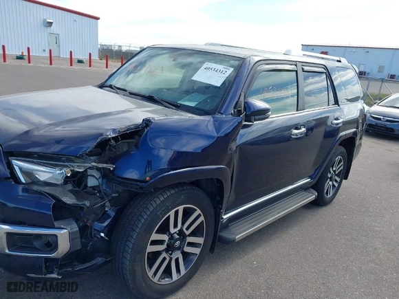 2019 Toyota 4Runner SR5 with VIN JTEBU5JR2K5651204, listed as a IAAI auction lot 40534312 with 110,368 mi miles. Bid and sale history available at carsss.com. Image 6.