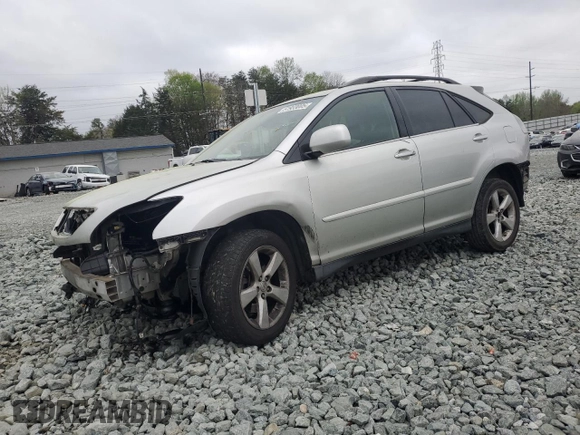 2004 Lexus RX 330 with VIN JTJGA31U640026376, listed as a Copart auction lot 51933005 with 214,362 mi miles and Salvage Title. Bid and sale history available at carsss.com. Image 1.
