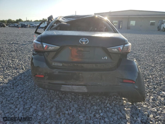 2017 Toyota Yaris iA with VIN 3MYDLBYV6HY187638, listed as a Copart auction lot 52859475 with 0 mi miles and Salvage Title. Bid and sale history available at carsss.com. Image 6.