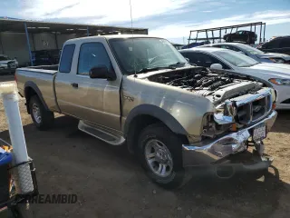 2000 Ford Ranger XL with VIN 1FTZR15V2YTA50335, listed as a Copart auction lot 46503105 with 184,633 mi miles and Salvage Title. Bid and sale history available at carsss.com. Image 4.
