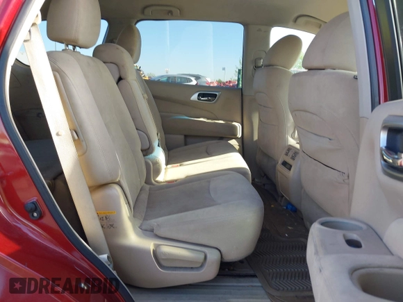 2013 Nissan Pathfinder S with VIN 5N1AR2MM7DC602719, listed as a IAAI auction lot 42144640 with 289,534 mi miles. Bid and sale history available at carsss.com. Image 8.