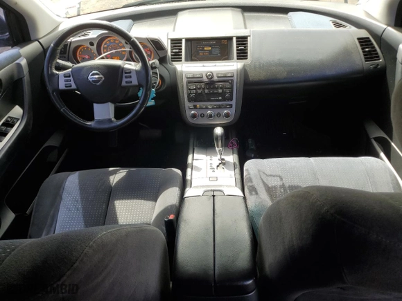 2006 Nissan Murano SE with VIN JN8AZ08W26W509780, listed as a Copart auction lot 68576614 with 195,629 mi miles and Salvage Title. Bid and sale history available at carsss.com. Image 8.