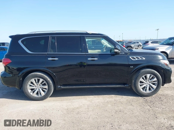 2017 Infiniti QX80 with VIN JN8AZ2NF4H9640940, listed as a IAAI auction lot 42006857 with 86,045 mi miles and . Bid and sale history available at DreamBid. Image 13.