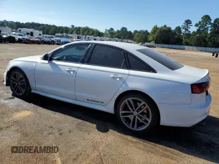2016 Audi S6 Premium Plus with VIN WAUF2AFC7GN076093, listed as a Copart auction lot 66581024 with 100,211 mi miles and Salvage Title. Bid and sale history available at carsss.com. Image 2.