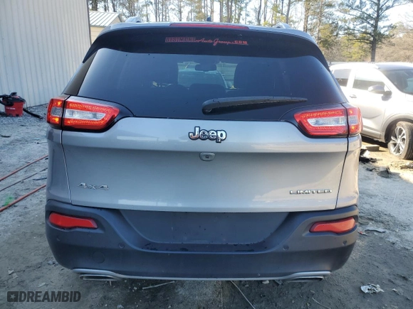 2015 Jeep Cherokee Limited with VIN 1C4PJMDS9FW719624, listed as a Copart auction lot 49385385 with 142,138 mi miles and Salvage Title. Bid and sale history available at carsss.com. Image 6.