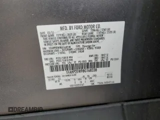 2011 Ford Taurus SEL with VIN 1FAHP2EW9BG168338, listed as a Copart auction lot 42991785 with 183,620 mi miles and Salvage Title. Bid and sale history available at carsss.com. Image 15.