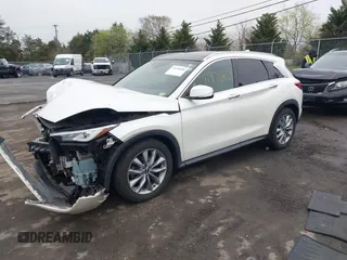 2019 Infiniti QX50 Essential with VIN 3PCAJ5M32KF136279, listed as a IAAI auction lot 41976850 with 61,606 mi miles and . Bid and sale history available at DreamBid. Image 18.