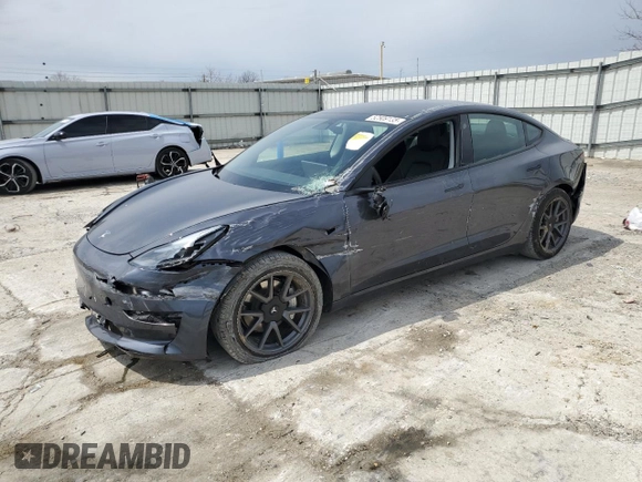 2023 Tesla Model 3 с VIN 5YJ3E1EAXPF678336, выставлен на аукционе Copart как лот 52509135 с пробегом Не указан миль и Списание • Salvage title. История ставок и продаж доступна на DreamBid. Изображение 1.