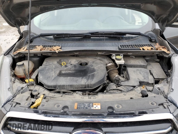 2017 Ford Escape Titanium with VIN 1FMCU9J99HUB79870, listed as a Copart auction lot 47469655 with 58,683 mi miles and Salvage Title. Bid and sale history available at carsss.com. Image 12.