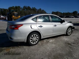 2018 Nissan Sentra SV with VIN 3N1AB7AP4JY280874, listed as a Copart auction lot 46175845 with 43,117 mi miles and Salvage Title. Bid and sale history available at carsss.com. Image 3.