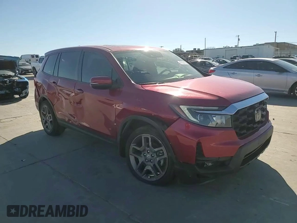 2022 Honda Passport EX-L with VIN 5FNYF7H53NB001890, listed as a Copart auction lot 47427425 with 70,374 mi miles and Salvage title. Bid and sale history available at DreamBid. Image 11.