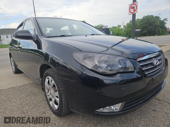 2009 Hyundai Elantra SE with VIN KMHDU46DX9U815198, listed as a Copart auction lot 61820665 with 92,543 mi miles and Clean title. Bid and sale history available at DreamBid. Image 1.
