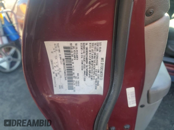 2005 Mercury Sable GS with VIN 1MEFM50U25A602364, listed as a Copart auction lot 87588115 with 139,738 mi miles and Salvage title. Bid and sale history available at DreamBid. Image 14.