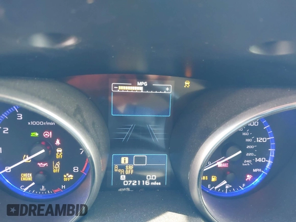 2017 Subaru Outback Premium with VIN 4S4BSAHC4H3362491, listed as a IAAI auction lot 41992622 with 72,116 mi miles and . Bid and sale history available at DreamBid. Image 7.