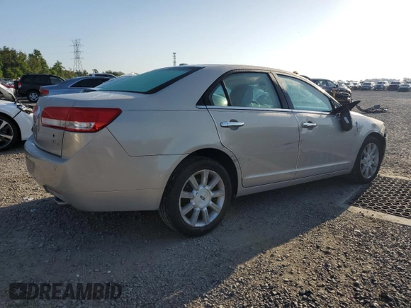 2010 Lincoln MKZ with VIN 3LNHL2GC0AR659778, listed as a Copart auction lot 52387585 with 76,655 mi miles and Salvage Title. Bid and sale history available at carsss.com. Image 3.