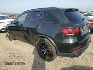 2020 Mercedes-Benz GLC with VIN W1N0G6EB8LF792000, listed as a Copart auction lot 78865224 with 57,663 mi miles and Salvage Title. Bid and sale history available at carsss.com. Image 2.