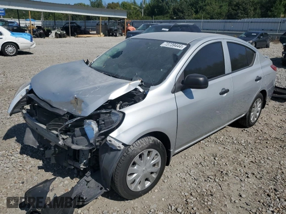 2015 Nissan Versa S Plus with VIN 3N1CN7AP8FL841128, listed as a Copart auction lot 73739444 with Not Provided miles and Salvage Title. Bid and sale history available at carsss.com. Image 1.