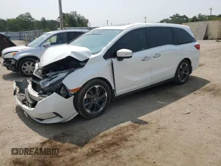 2022 Honda Odyssey Elite with VIN 5FNRL6H9XNB003436, listed as a Copart auction lot 59121205 with 102,579 mi miles and Non repairable. Bid and sale history available at DreamBid. Image 1.