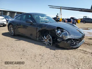 2014 Porsche 911 Carrera with VIN WP0AA2A92ES106763, listed as a Copart auction lot 62423665 with 26,541 mi miles and Salvage title. Bid and sale history available at DreamBid. Image 4.