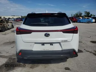 2022 Lexus UX with VIN JTHE3JBHXN2048153, listed as a Copart auction lot 67904334 with 50,346 mi miles and Salvage Title. Bid and sale history available at carsss.com. Image 6.