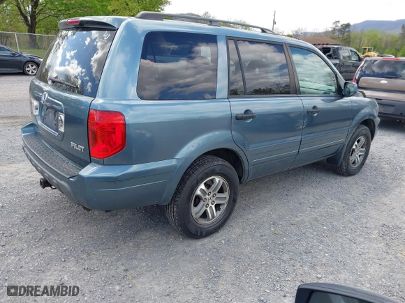 2005 Honda Pilot EX-L with NAVI with VIN 2HKYF18785H542479, listed as a IAAI auction lot 42040202 with 345,167 mi miles. Bid and sale history available at carsss.com. Image 4.