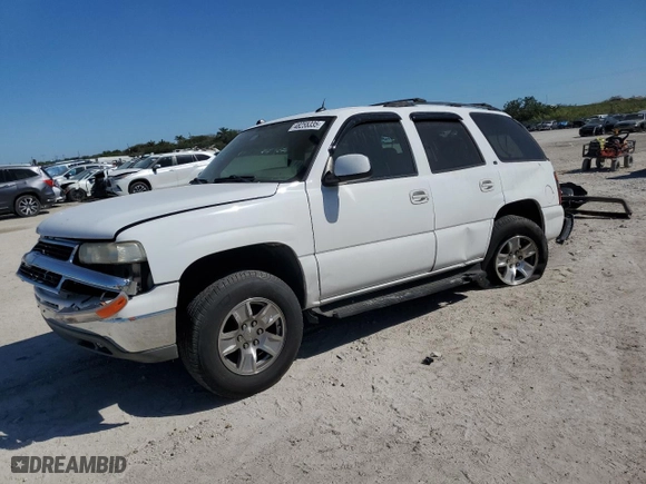2005 Chevrolet Tahoe LT with VIN 1GNEC13T85R154586, listed as a Copart auction lot 48255335 with 235,856 mi miles and Salvage Title. Bid and sale history available at carsss.com. Image 1.