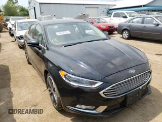 2017 Ford Fusion Titanium with VIN 3FA6P0K93HR170257, listed as a Copart auction lot 50977791 with 96,692 mi miles and Salvage title. Bid and sale history available at DreamBid. Image 1.