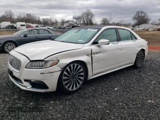 2017 Lincoln Continental Black Label with VIN 1LN6L9BC3H5617027, listed as a Copart auction lot 47207975 with 105,876 mi miles and Salvage Title. Bid and sale history available at carsss.com. Image 1.