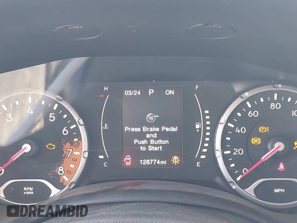 2016 Jeep Renegade Latitude with VIN ZACCJBBT7GPE12725, listed as a IAAI auction lot 41867887 with 126,774 mi miles. Bid and sale history available at carsss.com. Image 15.