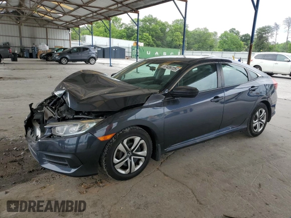 2017 Honda Civic LX z VIN 19XFC2F54HE014695, wystawiony jako Copart lot #57439725 z przebiegiem 88 092 mil mil oraz Szkoda całkowita • Salvage title. Historia ofert i sprzedaży dostępna na DreamBid. Obrazek 1.