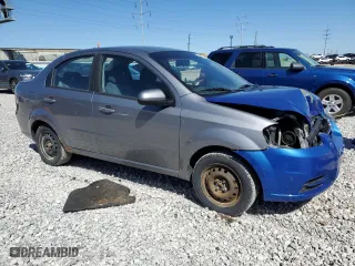 2010 Chevrolet Aveo LT w/1LT with VIN KL1TD5DE2AB126832, listed as a Copart auction lot 52104765 with 213,673 mi miles and Salvage Title. Bid and sale history available at carsss.com. Image 4.