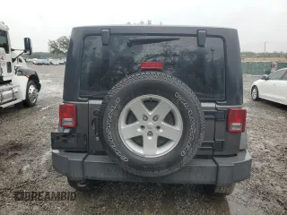 2018 Jeep Wrangler Sport S with VIN 1C4GJWAG9JL929663, listed as a Copart auction lot 46478555 with 159,270 mi miles and Salvage title. Bid and sale history available at DreamBid. Image 6.