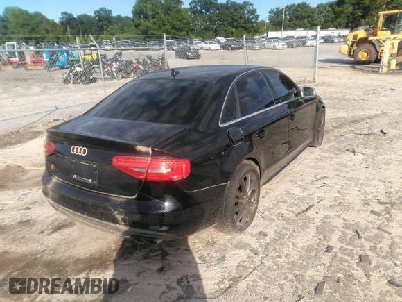 2013 Audi S4 Prestige with VIN WAUKGAFL5DA085460, listed as a IAAI auction lot 42172760 with 134,739 mi miles and . Bid and sale history available at DreamBid. Image 4.