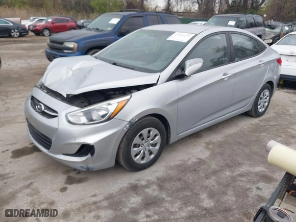 2015 Hyundai Accent GLS with VIN KMHCT4AE7FU849786, listed as a IAAI auction lot 41965237 with 98,587 mi miles. Bid and sale history available at carsss.com. Image 2.