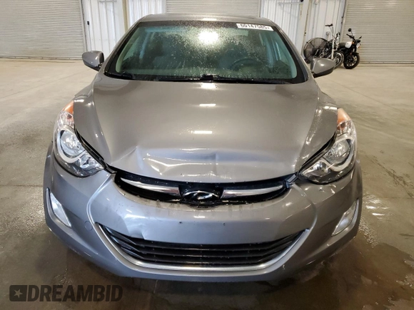 2013 Hyundai Elantra GLS with VIN 5NPDH4AEXDH390531, listed as a Copart auction lot 60147585 with 78,123 mi miles and Salvage title. Bid and sale history available at DreamBid. Image 5.
