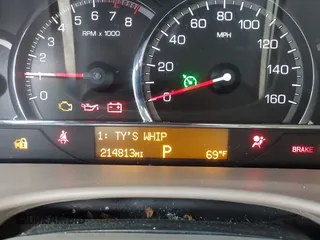 2008 Cadillac STS RWD with VIN 1G6DK67V980165768, listed as a IAAI auction lot 42185454 with 214,813 mi miles and . Bid and sale history available at DreamBid. Image 7.