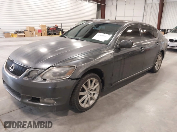 2006 Lexus GS 300 with VIN JTHCH96S660004998, listed as a IAAI auction lot 41761898 with 195,522 mi miles. Bid and sale history available at carsss.com. Image 2.