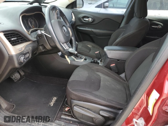2017 Jeep Cherokee Latitude with VIN 1C4PJMCBXHW528444, listed as a Copart auction lot 49841645 with 97,361 mi miles and Salvage Title. Bid and sale history available at carsss.com. Image 7.