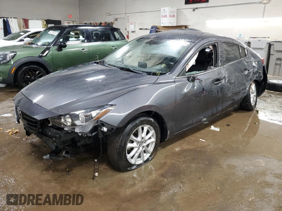 2015 Mazda 3 i Touring with VIN 3MZBM1V72FM166757, listed as a Copart auction lot 44313975 with 129,757 mi miles and Non Repairable. Bid and sale history available at DreamBid. Image 1.