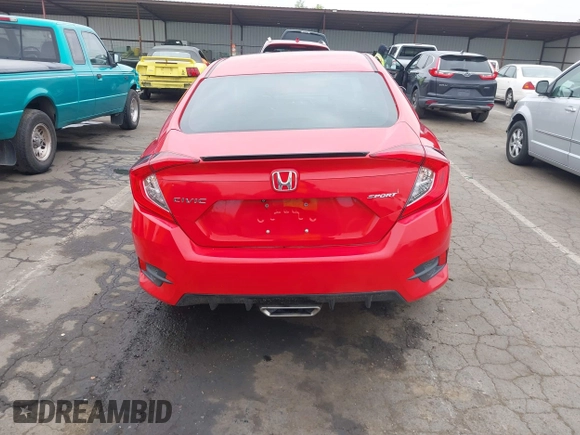 2019 Honda Civic Sport with VIN 2HGFC2F80KH538093, listed as a IAAI auction lot 42093863 with 63,349 mi miles and . Bid and sale history available at DreamBid. Image 16.